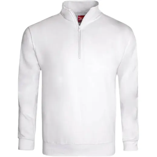 FWRD Quarter Zip Sweater White Front